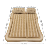 Inflatable Car Mattress for SUV Trunk & Back Seat – Travel Camping Bed with Air Pump