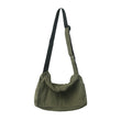 Vintage-Style Canvas Messenger Bag for Women – Versatile Retro Tote Sling with Adjustable Strap