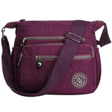 Women’s Waterproof Nylon Crossbody Bag — Casual Shoulder Messenger Purse for Travel & Daily Use