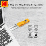 Kodak K122 Metal USB Flash Drive – Durable Pen Drive Memory Stick 32GB/64GB/128GB for Laptops, PCs & Data Backup