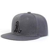 Unisex Gothic Letter "A" Embroidery Baseball Cap – Adjustable Hip-Hop Outdoor Casual Hat with Sun Protection