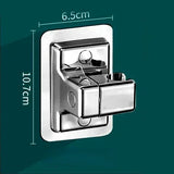Adjustable ABS Shower Head Holder – Self-Adhesive Wall Mount Bracket for Handheld