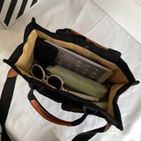 Women’s corduroy tote bag – large-capacity fashion handbag with multiple pockets, top-handle & crossbody design for everyday use