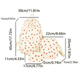 3-Piece Bow Print Backpack Set for Kids – School Backpack with Crossbody Bag & Mini Purse