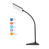 💡 12W 72-LED Flexible Desk Lamp – Touch Control Dimmable Study Light with Gooseneck Design & Eye-Protection