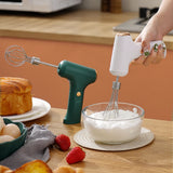 Mini Electric Mixer & One-Touch Speed Control Whisk – Stainless Steel Egg & Baking Tool