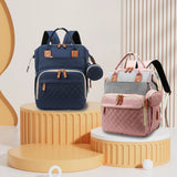 Portable Foldable Baby Travel Bed Backpack – Large Capacity Mommy Bag with Infant Carrier & Diaper Organizer