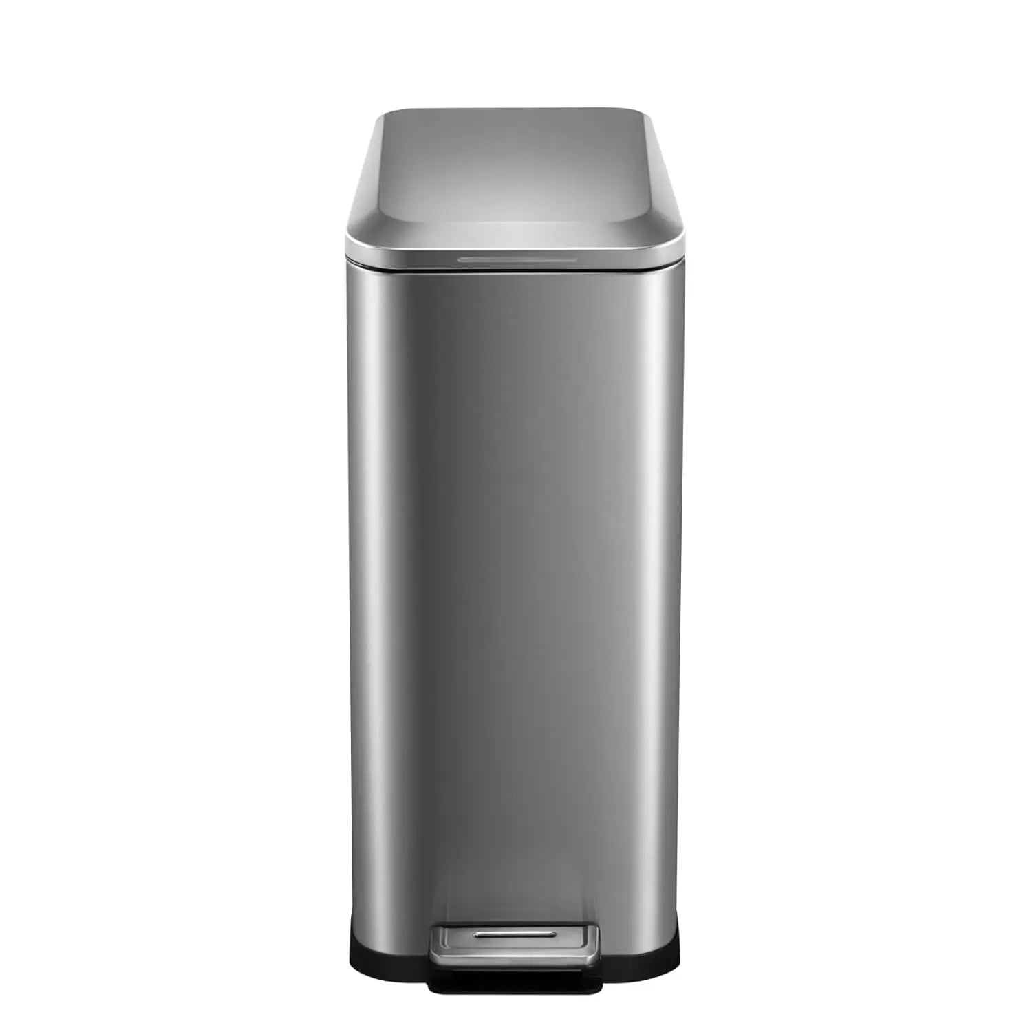 13 Gallon Stainless Steel Step Trash Can – Soft-Close Lid, Fingerprint-Proof Finish, Kitchen & Living Room