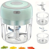 Upgraded C002 Wireless Food Chopper – USB Rechargeable Mini 100–250ml Chopper for Garlic, Veggies & Meat 🧄⚡