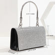 Women’s Luxury Rhinestone Clutch – Shiny Diamond Evening Purse with Large Capacity for Weddings, Parties & Elegant Events