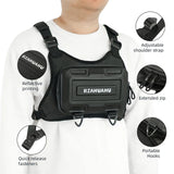 Sports Chest Bag – Large-Capacity Tactical Fanny Pack | Adjustable Breathable Chest Pouch for Workouts & Outdoor Exercise