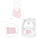 Waterproof Soft Silicone Baby Bibs with Food Catcher – Adjustable Cartoon Print Feeding Bibs for Girls & Boys