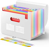 12-Pocket Expandable File Organizer – Portable Monthly Bill, Tax & Receipt Folder 📂