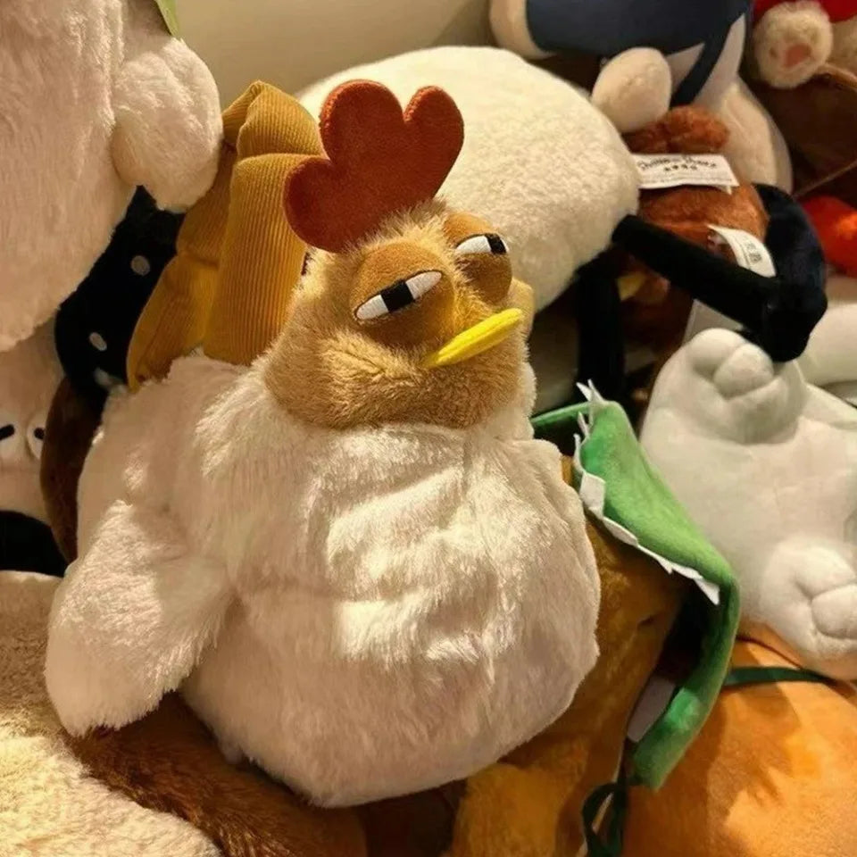 Funny Chick Plush Bag – Hen-Shape Tote & Shoulder Bag for Women