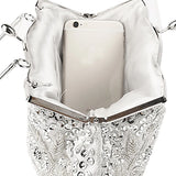 Women Beaded & Embroidered Evening Clutch Bag for Weddings & Parties – Elegant Mini Tote