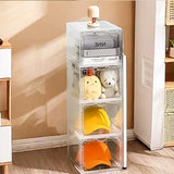 Shoe Storage Box (4pack) Shoes Organizer Auto-Opening White Shoe-shelf Home Furniture Cabinets for Living Room Shoerack Cabinet - PulinGO