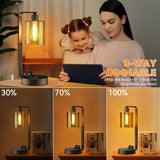 LED Bedside & Desk Lamp – Dimmable Rechargeable Touch Night Light, Portable Table Lamp for Study, Reading & Office Use