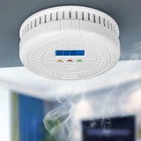 Digital Carbon Monoxide Detector – Battery Powered CO Sensor with Audible & Visual Alarm for Home and Warehouse Safety
