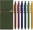 Gel Pens – 5-Pack 0.5mm Black Ink Retractable Pens with Silicone Grip & Metal Clip ✍️