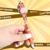 Playful Capybara Butt Press Gel Pen – Cute & Smooth Writing, Quick-Drying