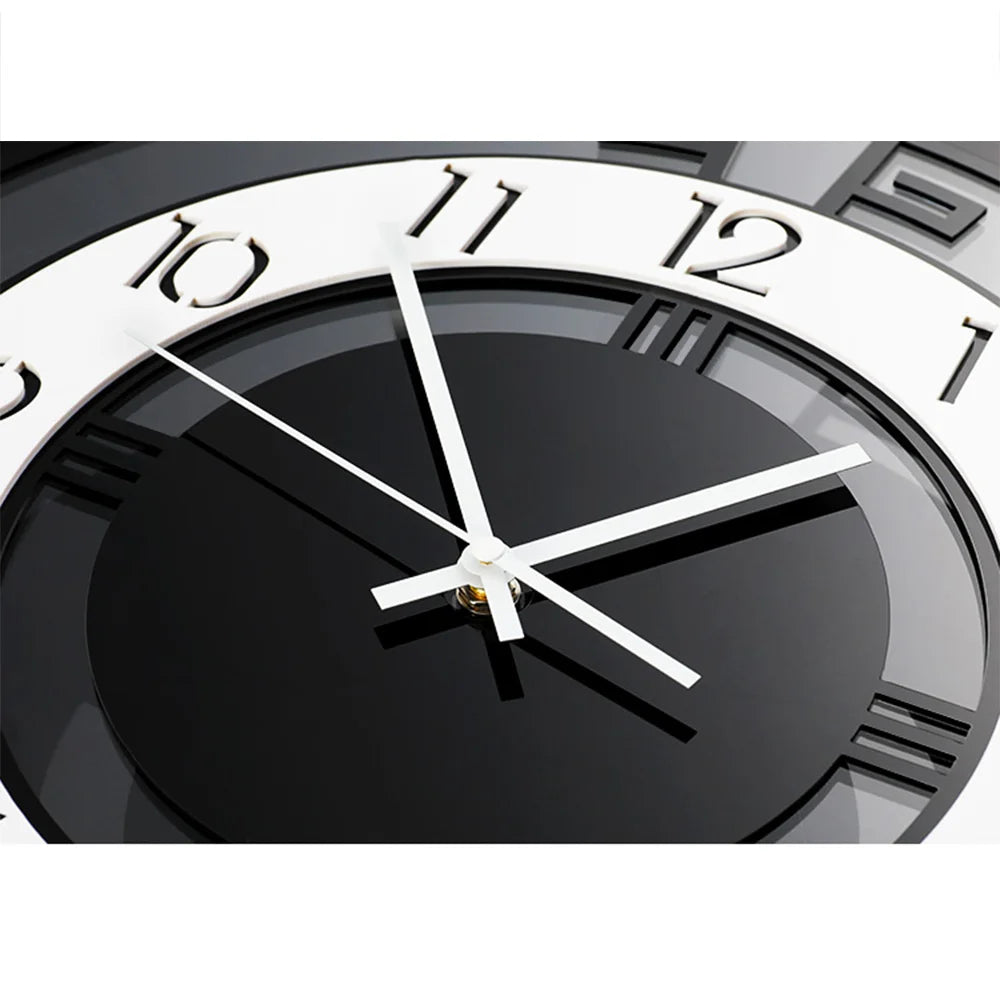 Modern European Style Swing Wall Clock – Silent Vintage Quartz Pendulum for Living Room & Home Décor