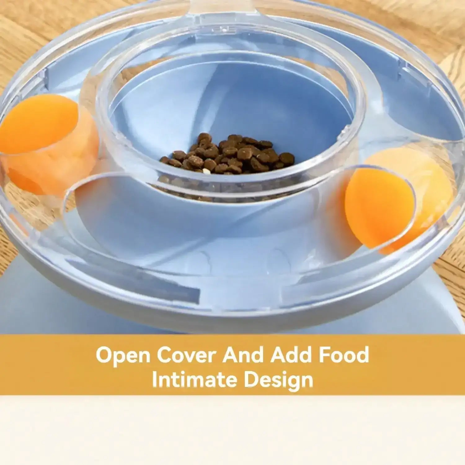 360° Rotating Interactive Cat Toy & Food Dispenser – Indoor Slow-Feed Puzzle Feeder for Weight Management