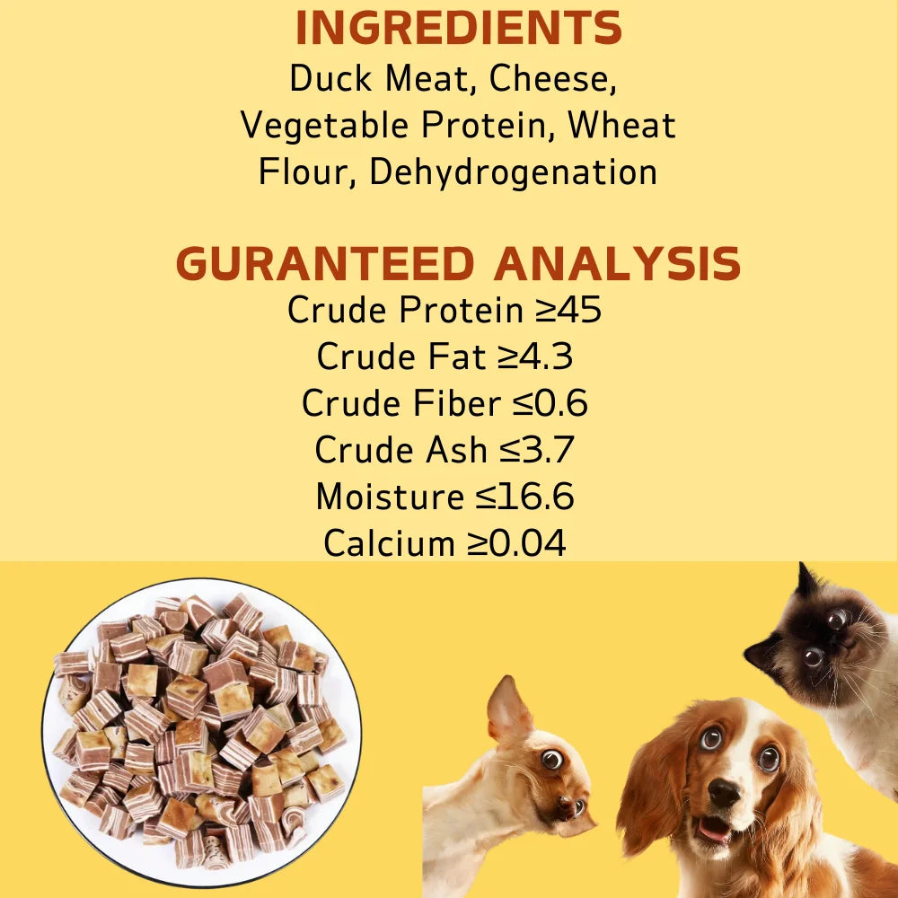 Beef & Meat Cubes Dog Treats – High-Protein, Healthy & Easily Digestible Snacks (100g / 3.53oz)