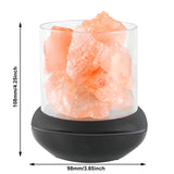 USB Powered Himalayan Salt Lamp – RGB Colorful Aroma Night Light for Bedside, Kids’ Room & Relaxing Home Decoration Gift