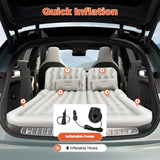 Inflatable Car Mattress for SUV Trunk & Back Seat – Travel Camping Bed with Air Pump