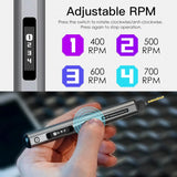 “4-Speed Mini Electric Drill Pen with Benchtop Press – Portable Engraving & DIY Rotary Tool for Crafting & Precision Work”
