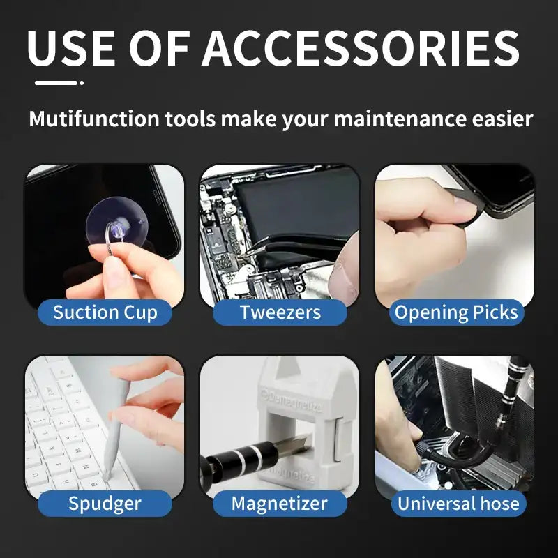 116-in-1 Precision Screwdriver Set – Magnetic Repair Tool Kit with Torx, Phillips & Hex Bits