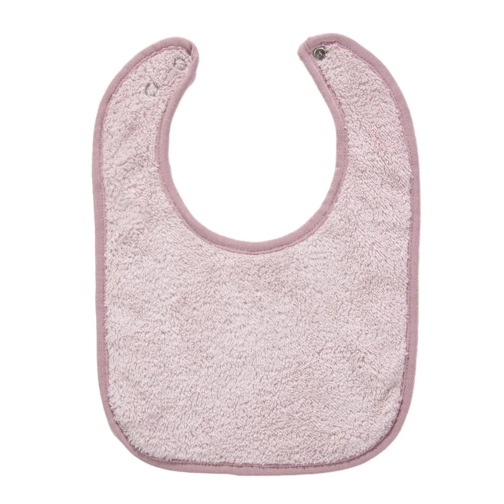 Solid Terry Towel Baby Bibs – Soft Cotton Adjustable Feeding & Burp Bandanas | Korean Style Pocket Bibs for Boys & Girls