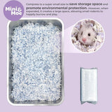 Natural Paper Small Pet Bedding – 23L/50L Dust-Free, Odor Control & Moisture Absorbent Shavings for Hamsters, Rabbits & Guinea Pigs