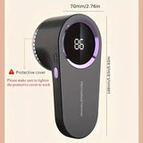 USB Rechargeable Electric Lint Remover – LED Display Fabric Shaver for Clothes, Bedding, Carpets & Sofas