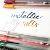 0 Colors Gelly Roll Pen Set – Dark Metallic Gel Pens, Waterproof, Bleedproof & Fade-Resistant Medium Point for Doodling, Coloring & Crafts