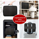 Waterproof Document Storage Bag with Lock – Large Capacity File Organizer for Office, Business & Home Use