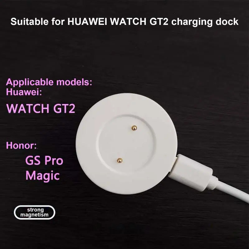 Dock Charger for Huawei Watch GT/GT2 & Honor Watch Magic 2 – Wireless Magnetic USB Fast Charging Base