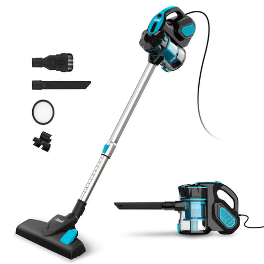 INSE I5 Corded Stick Vacuum Cleaner – 600W Motor, 18KPa Powerful Suction for Pet Hair, Hard Floors & Home Cleaning