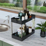 3-Piece Under-Sink & Countertop Organizer Set – Large/Medium/Small Multi-Tier Racks for Bathroom & Kitchen