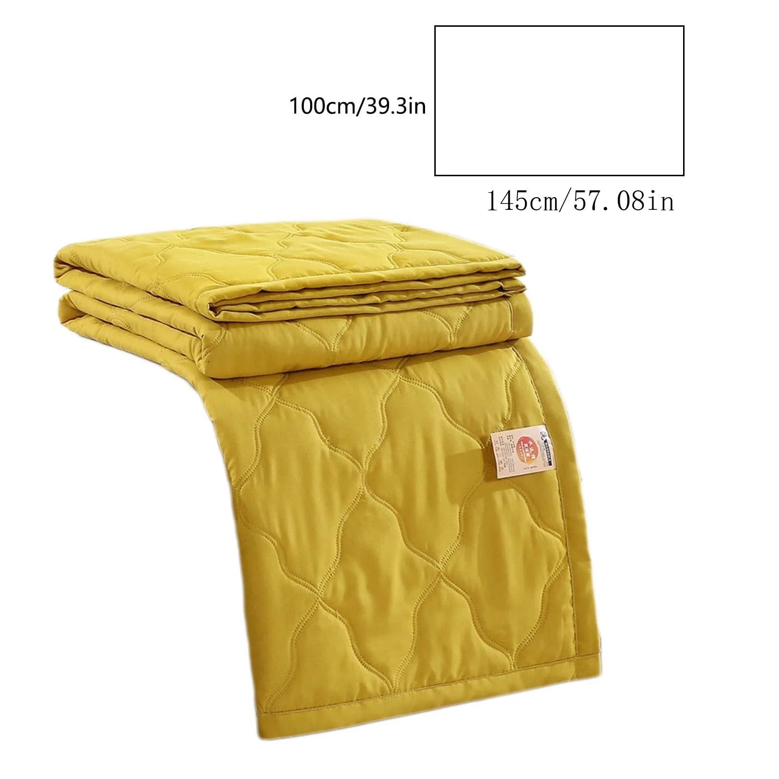 Cooling All-Season Quilt & Bedspread – Washed Cotton Skin-Friendly, Travel-Ready Size