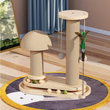 Interactive Cat Scratching Post Tower – Multi-Functional Cat Tree with Jute Rope, Ball Track & Self-Entertainment Scratch Board