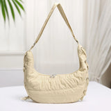 Women’s Stylish Dumpling Bag – Large-Capacity Crescent Shoulder Crossbody with Adjustable Strap for Travel & Daily Use