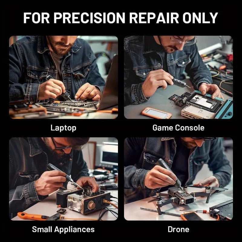 JAKEMY 180-in-1 Cordless Precision Electric Screwdriver Set 🔧 | Magnetic Bits, Multi-Repair Kit for Laptop, Phone & Glasses