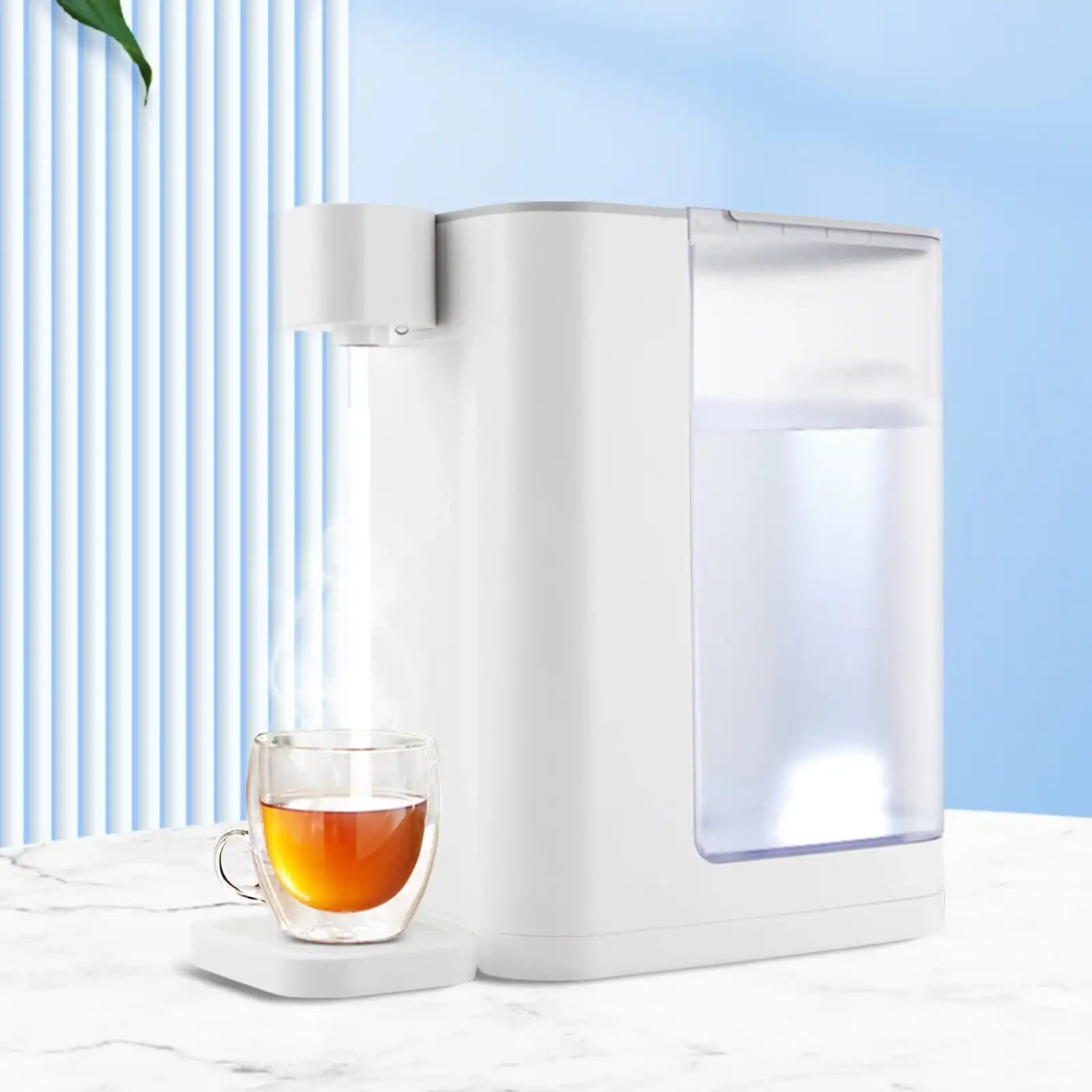 2000 W Instant Hot Water Dispenser & Electric Kettle – Adjustable 5 Temperature Options, Dual Water Levels (160 mL & 260 mL)