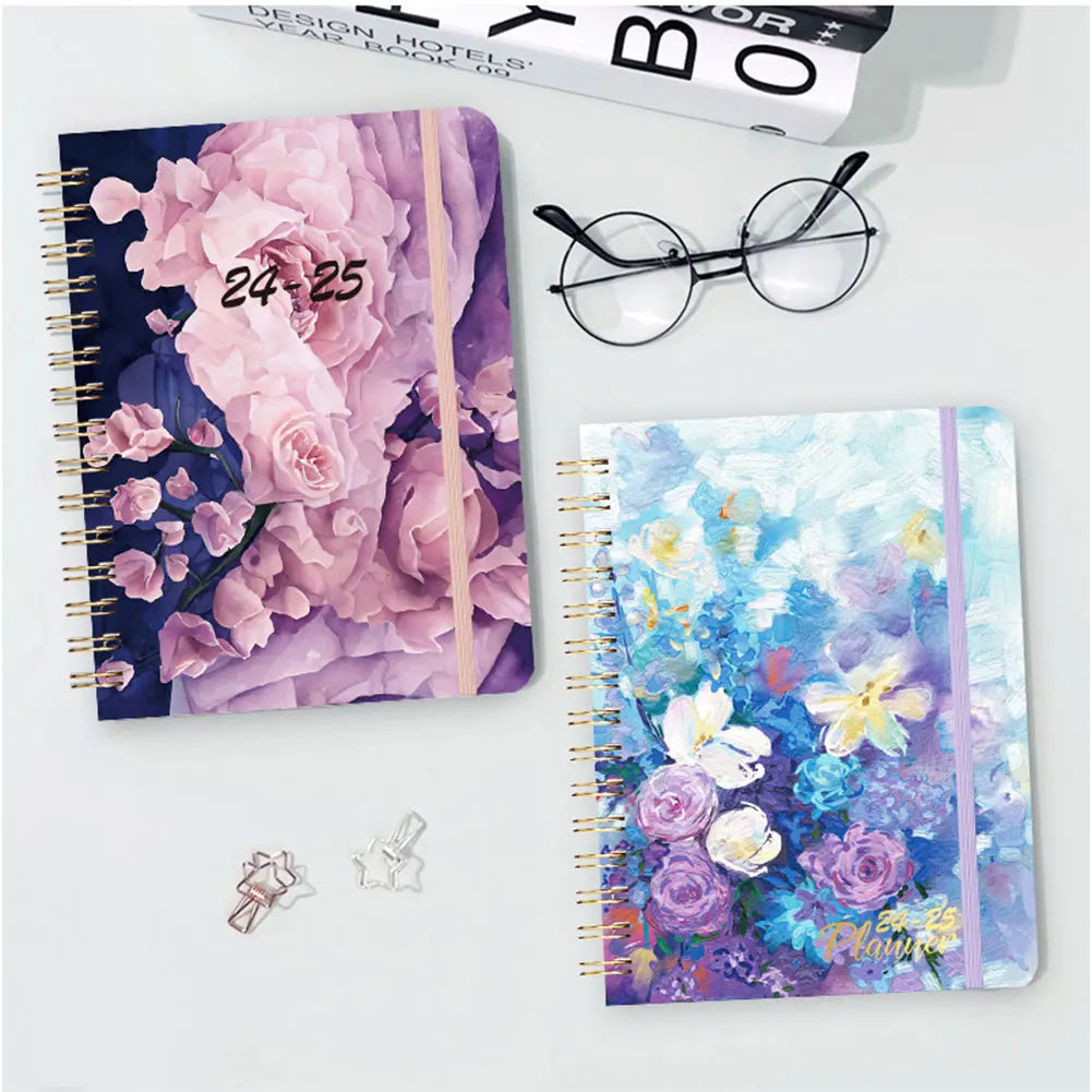 2025 A5 Planner Notebook – Monthly Tabs & Weekly Calendar Organizer for Office & School 📅