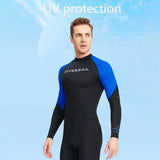 Men’s Full-Body Diving Skin Suit with Zipper – UV Protection, Breathable & Anti-Scratch Surfing Gear