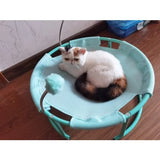Petide Cat Mesh Hammock – Breathable Indoor Cat Bed with Cushion, Space-Saving Hanging Design for Comfortable Lounging