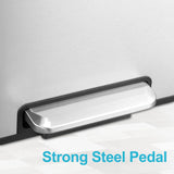 Dual Trash Can – Stainless Steel 2 × 4 Gallon (2 × 15L) Garbage & Recycling Bin with Pedal, Inner Buckets & Soft-Close Lid