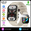 LIGE Smart Watch for Men – 2.01” HD Outdoor Sports Fitness Tracker with Bluetooth Call, Health Monitor & Built-In LED Flashlight