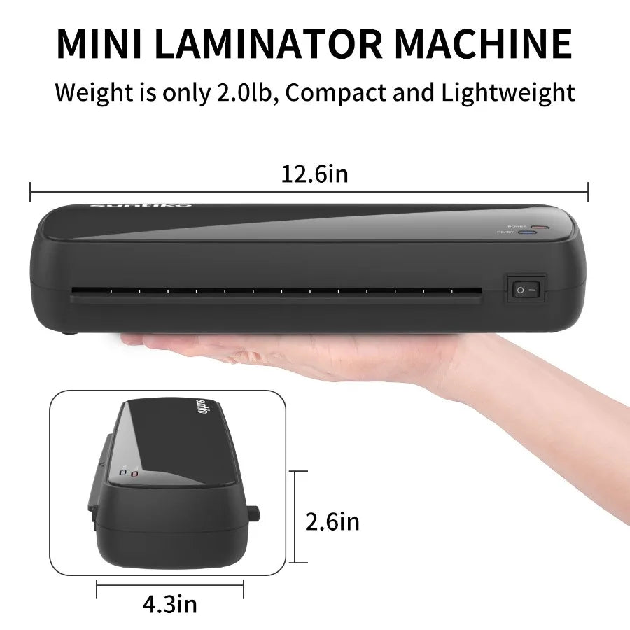 Versatile Laminator Machine – Quick Warm-Up, Fast Laminating for Documents & Photos with Long-Term Color Preservation